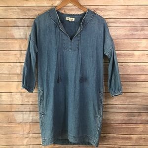 Madewell chambray dress size:xs